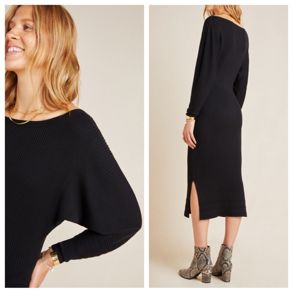 Anthropologie Shea Sweater Midi Dress View 3